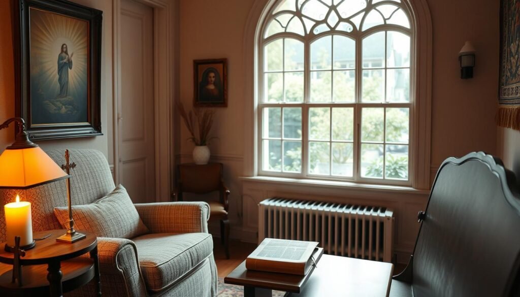 A dedicated prayer space becomes your home’s quiet anchor—a place where busyness fades and focus sharpens. Whether you’re lighting a candle before dawn or whispering evening thanks, this intentional area nurtures your spiritual rhythm through life’s chaos.