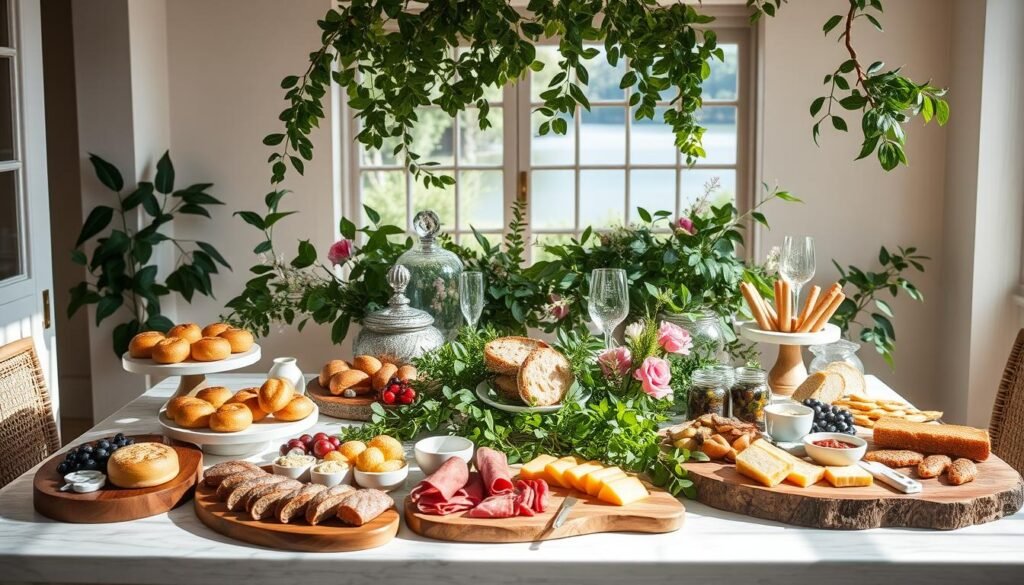 brunch grazing table