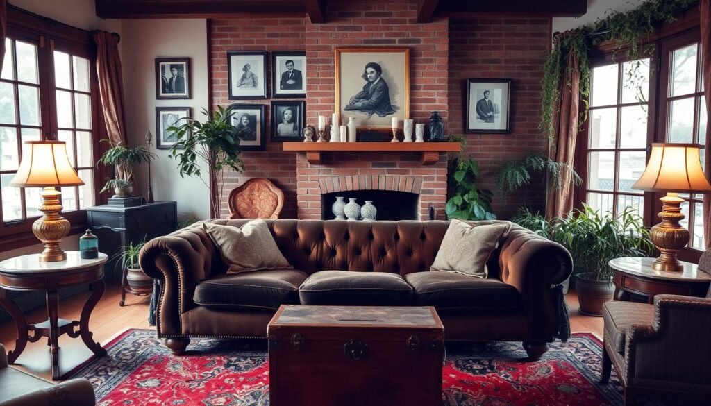 decorating with vintage items