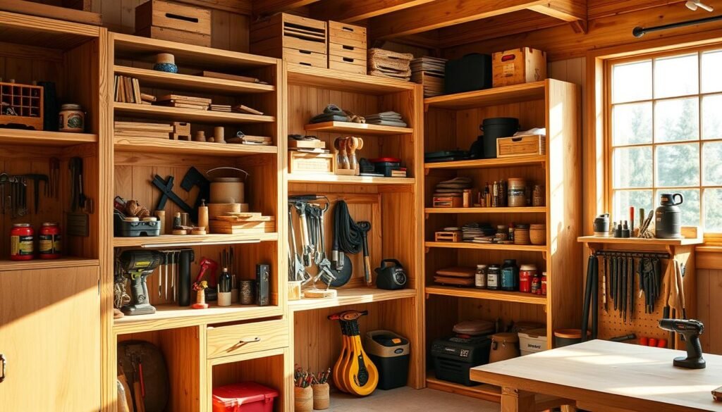 diy wood home organization
