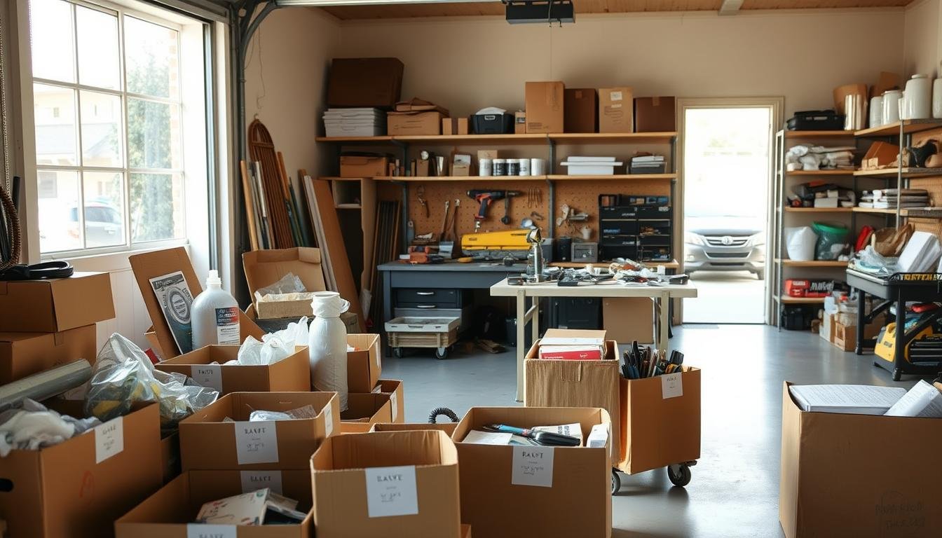 donating unsold garage sale items