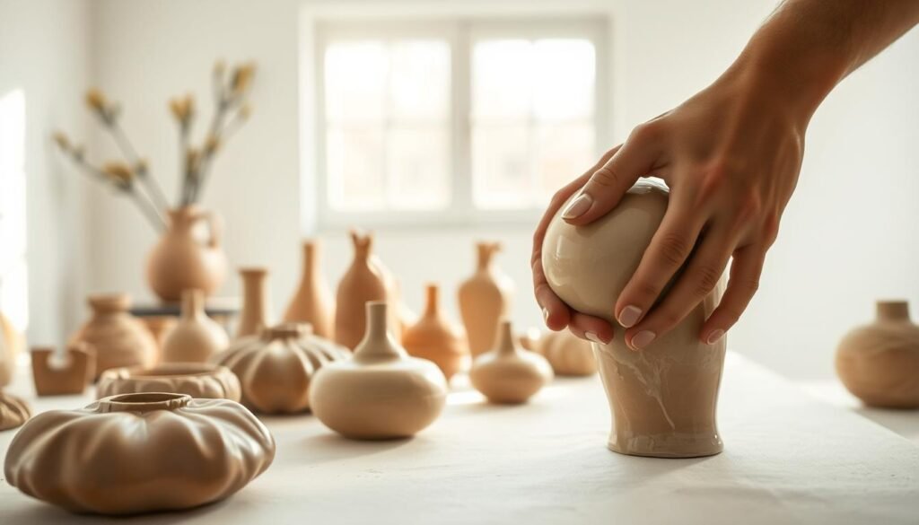 glaze air dry clay