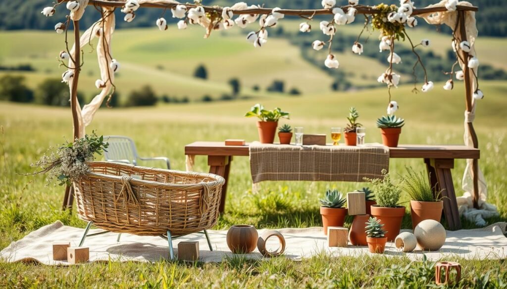 locally grown baby shower theme