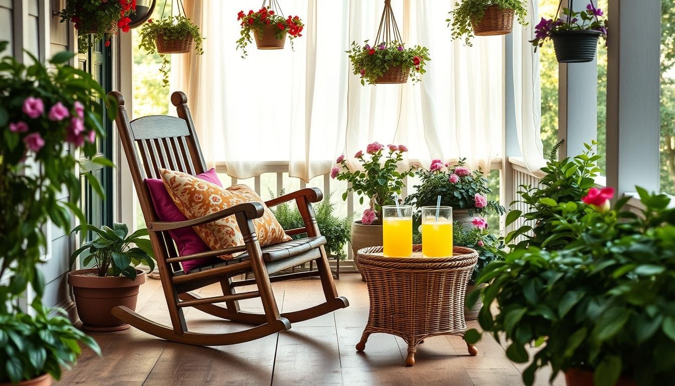 rocking chair porch decorating ideas