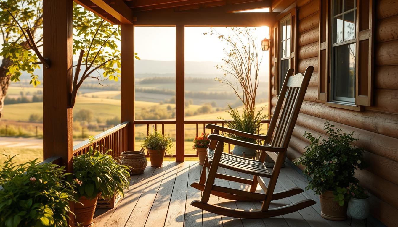rocking chair porch