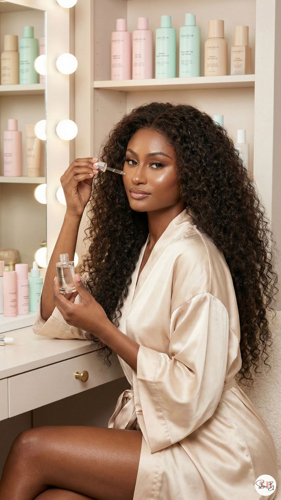 Everyday chic tote bag (personalized) — canvas tote with a monogram/print hanging on a hook or styled with groceries and a coffee.
