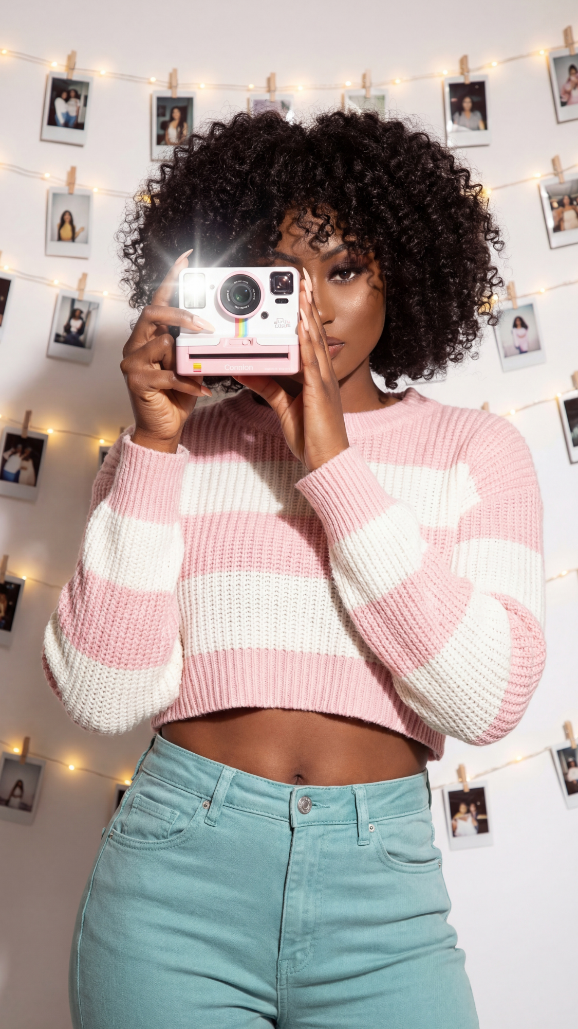 Personalized star map or memory print — framed star map or lyric print styled on a console table with small decor accents.
